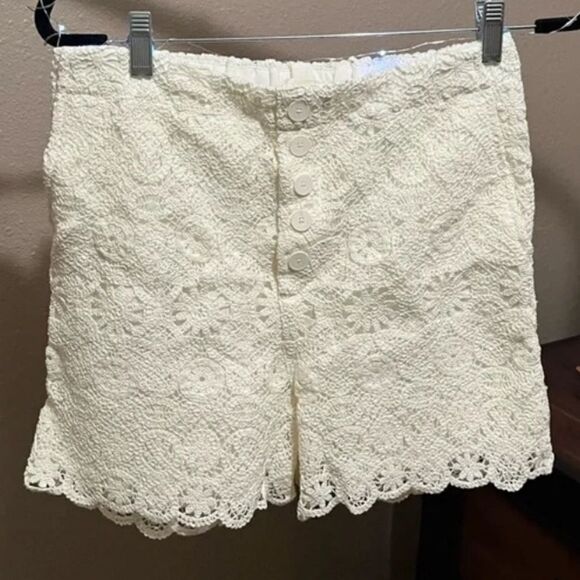 Maeve Crochet Eyelet Shorts - Picture 5 of 6
